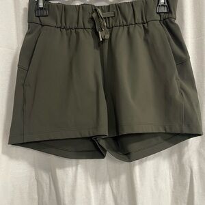 Lululemon Athletica Dark Green Athletic Shorts